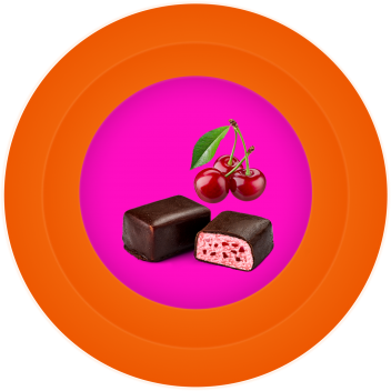 Ķiršu Krārums ar ķiršiem šokolādes glazūrā